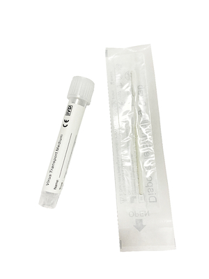 OEM VTM ডিসপোজেবল ভাইরাস স্যাম্পলিং কিট 7ml ভাইরাল মিডিয়া পরিবহন টিউব